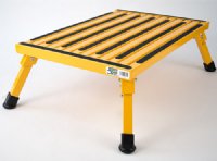 Show product details for XL Folding Safety Step Stool 8 Inch Tall - 16 x 24