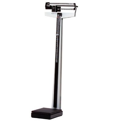 Manual Physicians Scale with Measuring Rod, 350lbs Cap