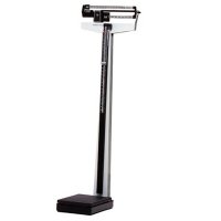 Show product details for Manual Physicians Scale with Measuring Rod, 350lbs Cap