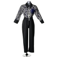 Show product details for Ladies CareWear Clothing, Black / Blue