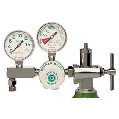 Flow Gauge Oxygen Regulators - Single Stage Model