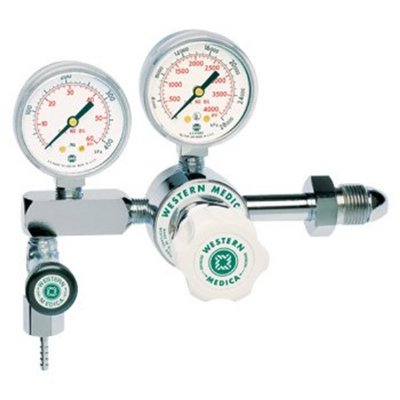 Clinical Instrumentation Regulator, 0-50psi, Handtight Nut & Nipple Connection