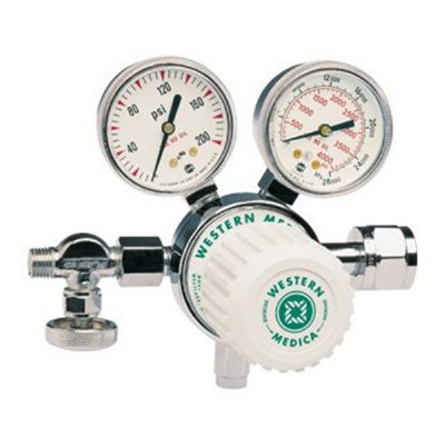 High Purity Regulator, 0-15psi, 500 SCFH, Choose Nut & Nipple or Yoke Connection