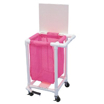 PVC Standard Single Linen Hamper, with Footpedal