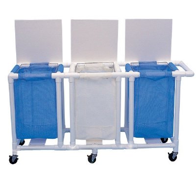 PVC Standard Triple Linen Hamper