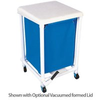 Show product details for PVC Jumbo Single Linen Hamper, with Foot Pedal