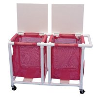 Show product details for PVC Jumbo Double Linen Hamper