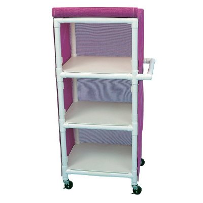 Full Quality Linen Cart with 3 Shelves, 24" x 20"