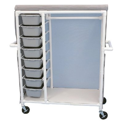 Clothing Cart with 8 Pull Out Drawers