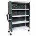Show product details for Full Quality Linen Carts - 4 Shelves 58" x 77" x 20"