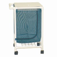 Space Saver Hamper - 1 Bin - 55 Gallon Mesh Bag with Plastic Liner