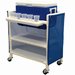 Show product details for Refreshment Cart w/2 Shelves, Solid or Mesh Skirt Cover