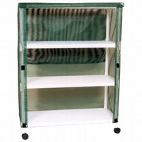 Echo Line Linen Carts - 3-Shelf - 46 3/4" x 20" x 65"