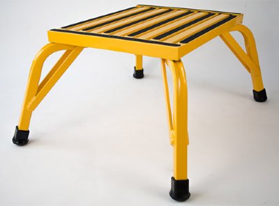 Industrial Safety Step Stool 12 Inch Tall - 15 x 19