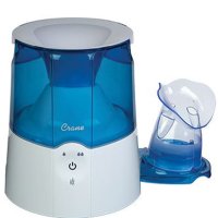 Show product details for 2 In 1 Heater & Humidifier, Blue/White