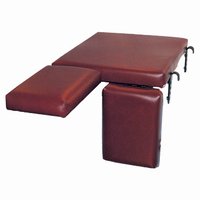 Flip Down Amputee Seat - Dual Pad - 2" Drop - Fixed - Standard Clamp for 1" Tubing