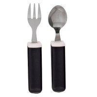 Show product details for Pediatric Securgrip Cutlery, Choose Spoon or Fork