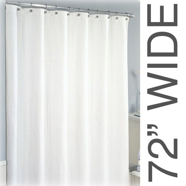 72w X 90l Sure Chek Shower Curtain Color Choice