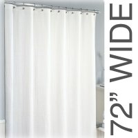 72w X 90l Sure Chek Shower Curtain Color Choice