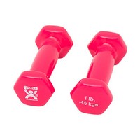 Show product details for CanDo vinyl coated dumbbell -  Choose Size
