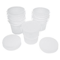 Show product details for containers and lids ONLY for 5 lb putty (10 each)
