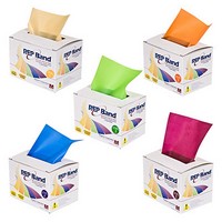 Show product details for REP Band exercise band - latex free - 6 yard, set of 5 (1 each: peach, orange, lime, blueberry, plum)