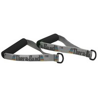 Show product details for TheraBand Exercise Station, Accessory, Exercise Handles with D-Ring, Pair