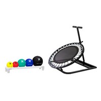 Show product details for CanDo Circular Ball Rebounder, 5-Piece Set (1 ea: 2, 4, 7, 11, 15 lb.), Rack Option