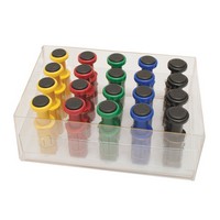 Show product details for Digi-Flex Multi, 20 Additional Finger Buttons with Box (4 Each: Yellow through Black)