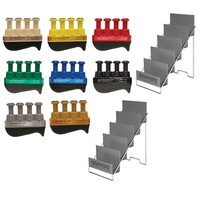 Show product details for Digi-Flex LITE - Set of 8 (1 each: tan, yellow, red, green, blue, black, silver, gold) with 2 Metal Stands
