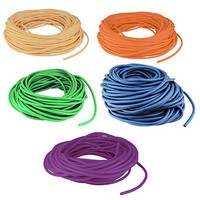 Show product details for Val-u-Tubing - Latex Free - 25' - 5-piece set (1 each: peach, orange, lime, blueberry, plum)
