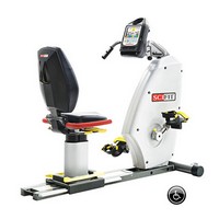 Show product details for SciFit IF ISO7000R Recumbent Bike, Low Support Boots, Premium Seat