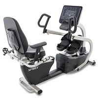 Show product details for Spirit, CRS800S Recumbent Stepper, 73" x 23" x 34"