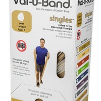Show product details for Val-u-Band Resistance Bands, Pre-Cut Strip, 5' Choose Level