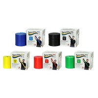 Show product details for Sup-R Band Latex Free Exercise Band - 50 yard roll - 5-piece set (1 each: yellow, red, green, blue, black)