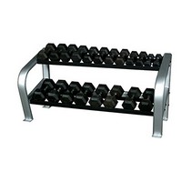 Show product details for Inflight Fitness, Deluxe 2-Tier Dumbbell Rack
