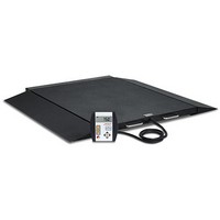 Show product details for Detecto, Wheelchair Scale, Portable, Digital, 1000 lb x .2 lb / 450 kg x .1 kg