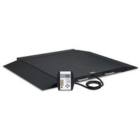 Show product details for Detecto, Wheelchair Scale, Portable, Digital, 1000 lb x .2 lb / 450 kg x .1 kg, AC Adapter
