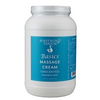 Show product details for Basics Massage Cream Unscented, 1 Gallon