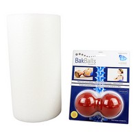 Show product details for Mobility Kit - Regular - BakBalls (red, regular) and 12" white foam roller