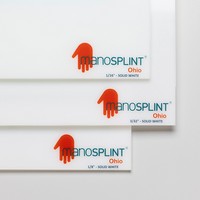 Show product details for Manosplint Ohio Solid White 1/16" x 18" x 24" Solid White, 1 sheet