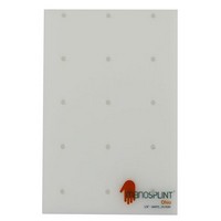 Show product details for Manosplint Ohio Perf White 1/8" x 12" x 18" 1% Perf White, 1 sheet