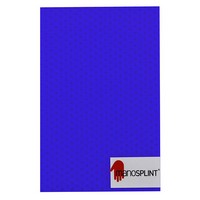 Show product details for Manosplint Ohio F Perf 1/16" x 18" x 24" 36% Perf Blue/Grey Fabric, 1 sheet