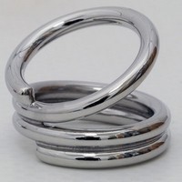 Show product details for AFH swan neck ring splint, stainless steel, circumference Choose Size