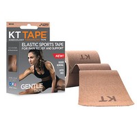 Show product details for KT TAPE Gentle, Precut 10" Strip (20 each), Beige