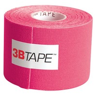 Show product details for 3B Tape, 2" x 16.5 ft, pink, latex-free