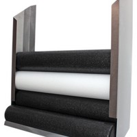 Show product details for CanDo Foam Roller - Accessory - Wall-Mount Storage Rack - 36" W x 10" D x 40 "H