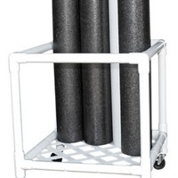 Show product details for CanDo Foam Roller - Accessory - Upright Storage Rack - 24" W x 34" D x 30" H