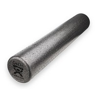 Show product details for CanDo Foam Roller - Black Composite - Extra Firm - Round, Choose Size