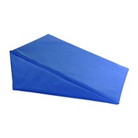 Show product details for CanDo Positioning Wedge - Foam with vinyl cover - 20" x 22" x 8" - Choose Firmness, Choose Color